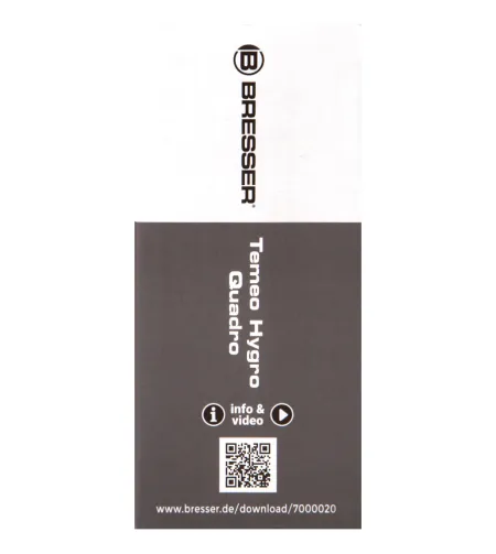 Метеостанция Bresser Temeo Hygro Quadro, белая