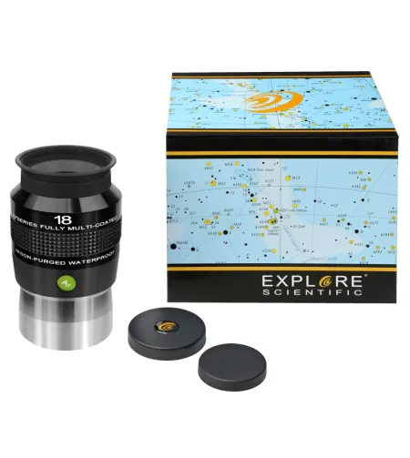 Eyepiece 18mm (2") 82&deg; Ar, EXPLORE SCIENTIFIC