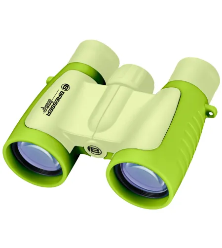 BRESSER JUNIOR 3x30 vaikiškas žiūronas žalias