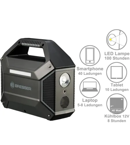 Nešiojamas maitinimo šaltinis, 100 Watt, BRESSER