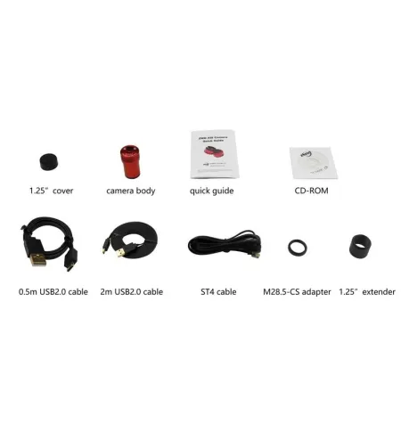 Kamera teleskopiem ASI 290 MM Mini Mono, ZWO