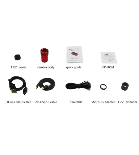 Kamera teleskopiem ASI 174 MM Mini Mono, ZWO