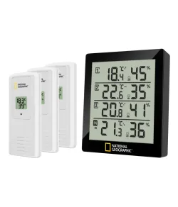 Termo / hüdromeeter, must, 4 mõõtmistulemust, NATIONAL GEOGRAPHIC