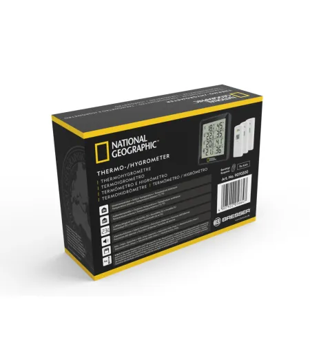 Termo / hüdromeeter, must, 4 mõõtmistulemust, NATIONAL GEOGRAPHIC