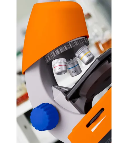 Микроскоп 40x-640x с принадлежностями и жесткой коробкой, BRESSER Junior