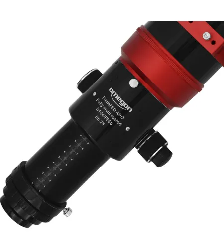 Telescope apochromatic refractor Pro APO AP 104/650 ED OTA + 2'' Field Flattener, Omegon