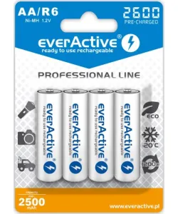 everActive Ni-MH R6 AA 2600 mAh Professional Line
