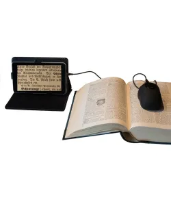 Magnifying glass DM-70 digital magnifier with 7 inch tablet & scanning mouse, DIGIPHOT