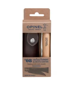 Нож из нержавеющей стали + чехол Opinel Nr 8