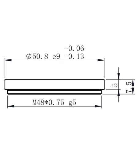 Filters LRGB 2" Filter Set, ZWO
