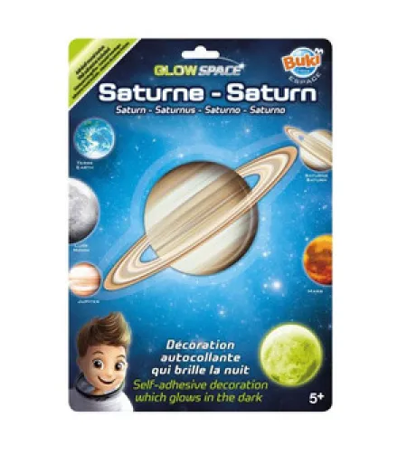 Фосфоресцентная наклейка 3D Planet - Saturn, Buki