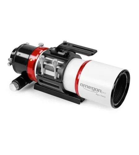 Teleskoop, apokromaatiline refraktor Pro APO AP 76/418 Triplet ED OTA, Omegon