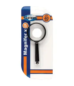 Didinamojo stiklo skersmuo 40mm 5x