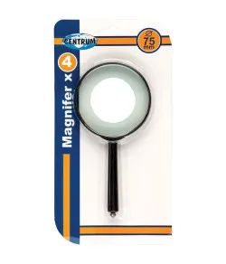 Didinamojo stiklo diam. 75mm 4x