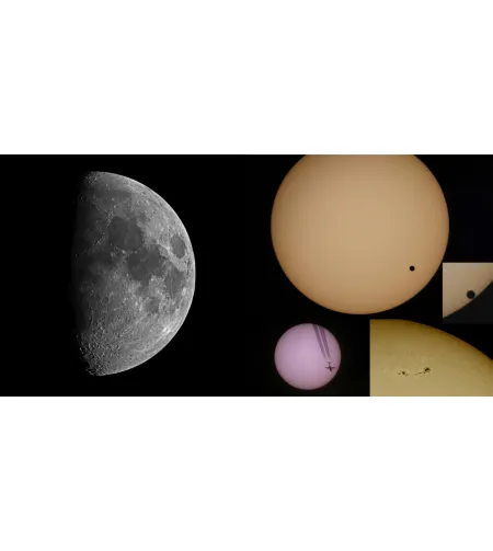 Teleskopas, BRESSER Messier AR-102/1000 EXOS-2/EQ5, su apertūra saulės filtru