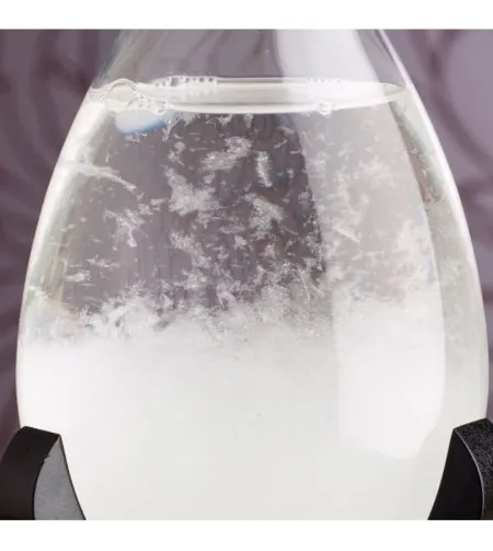 AstroMedia Weather station Fitzroy drop-shaped storm glass (big)