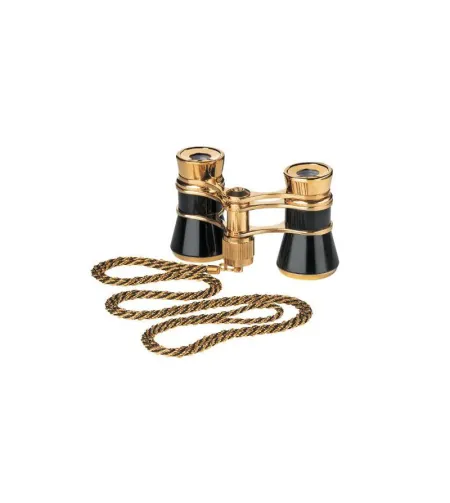 Eschenbach Opera glasses Glamour 3x25 black-gold with chain
