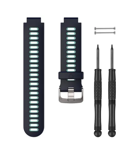 Forerunner 735XT Accy Bands, Midnight Blue/Frost Blue