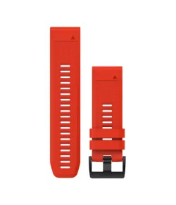 Acc,fenix 5x 26mm QuickFit Flame Red Silicone Band