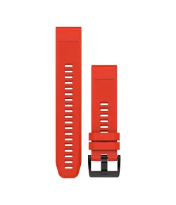 Acc,fenix 5 22mm QuickFit Flame Red Silicone Band