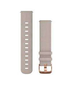 Acc, vivomove HR Replacement Band, Gray Leather, One-size