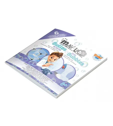 Eksperimentu komplekts, ziepju burbuļi, Buki, Mini Lab