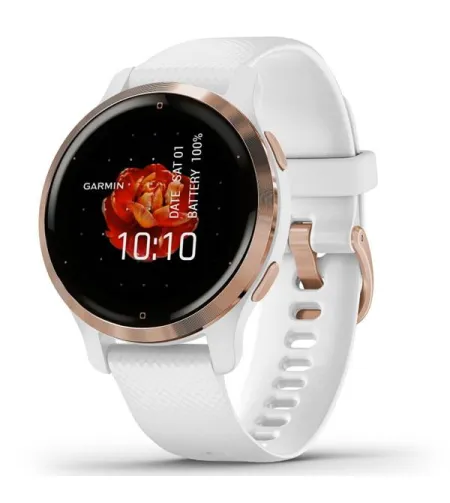 Venu 2S, GPS, Wi-Fi, Rose Gold + White, WW