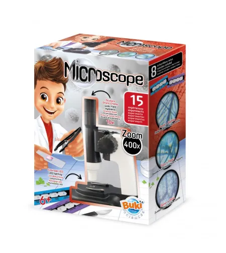 Microscope, Buki, 15 experiments