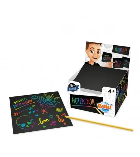 Scratch Notebook 150 scratch sheets , Buki