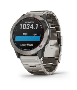 quatix 6 Titanium, Saphhire, Gray w/Ti Band, GPS Watch, EMEA