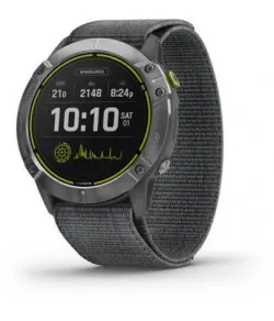 Enduro,Silver w/Gray Body,Gray Sport Loop Band,GPS,WW