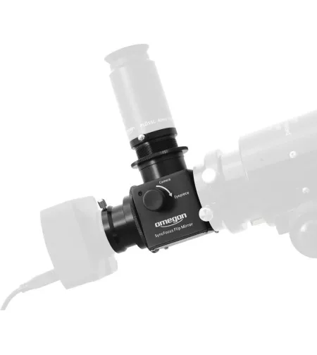 Apgriešanas spogulis Syncfocus, (planetārajām kamerām), Omegon
