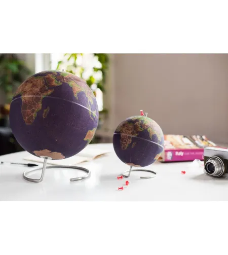 suck UK Krāsains korķa globuss 15cm piespraušanai