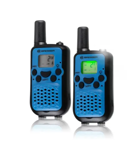 Rācija, BRESSER JUNIOR 2dab. Komplekts ar darbības rādiusu līdz 6 km, zils