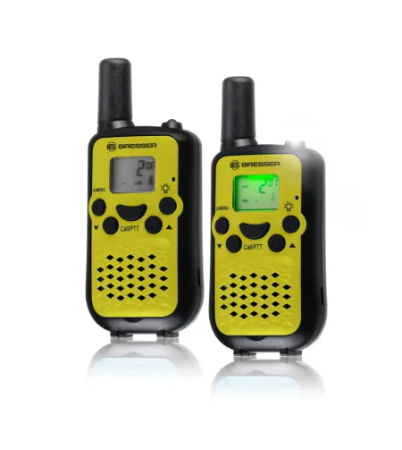 Rācija, BRESSER JUNIOR 2dab. Komplekts ar darbības rādiusu līdz 6 km, zaļā laima