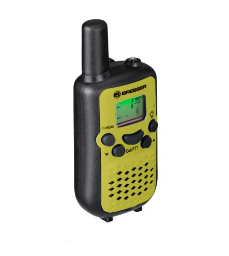 Rācija, BRESSER JUNIOR 2dab. Komplekts ar darbības rādiusu līdz 6 km, zaļā laima