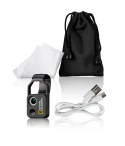 Taskumikroskoop CPL-ga, 200x, NATIONAL GEOGRAPHIC