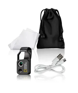 Kišeninis mikroskopas su CPL, 200x, NATIONAL GEOGRAPHIC