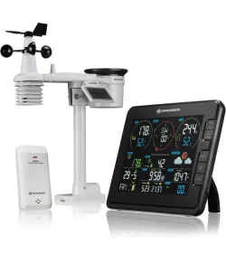 BRESSER professionaalne 7-ühes WiFi-ilmajaam valguse intensiivsuse ja UV-mõõtmise funktsio