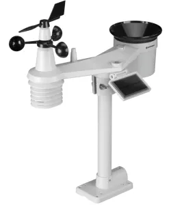 BRESSER profesionālā 7-in-1 Wi-Fi meteoroloģiskā stacija ar gaismas intensitātes un UV