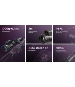 Digitaalne vintpüssi sihik HIKMICRO ALPEX 4K Lite LRF A40EL (laserkaugusmõõtjaga)