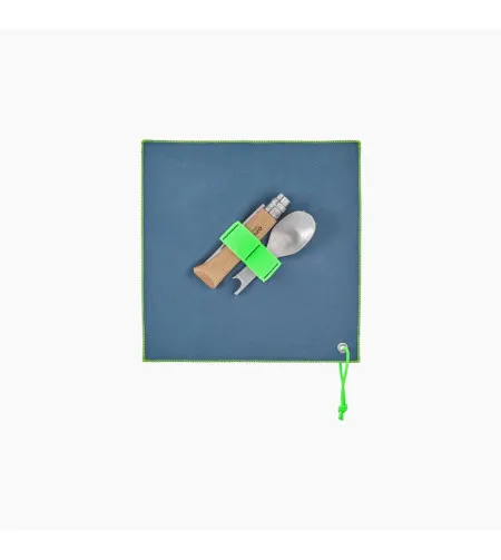 Picnic set with fork, spoon and Knife Nr.8 Stainless steel Opinel