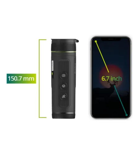 PIXFRA MILE 2 PFI-M619 640x512 19mm 1x-8x 50Hz WiFi termokaamera