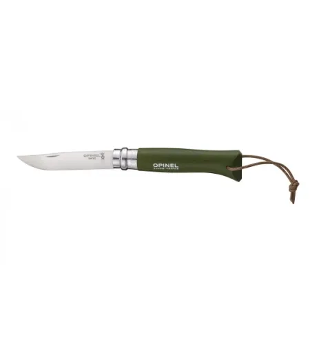 Opinel Trekking Nr 8 из нержавеющей стали, цвет хаки
