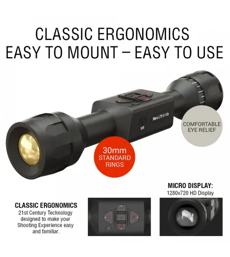 Termograafiline sihik ATN MARS LTV 320 3-9X 19 mm 320x240 px / 12 μm