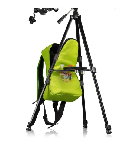 BRESSER JUNIOR murdumisteleskoop 70/400 koos seljakotiga, roheline