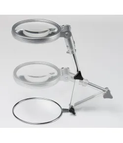 Sewing Magnifier BRESSER 2x/4x with LED Illumination, Diameter 120mm