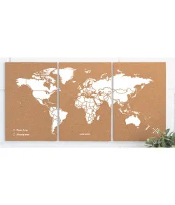 Miss Wood Korkkaart M - valge