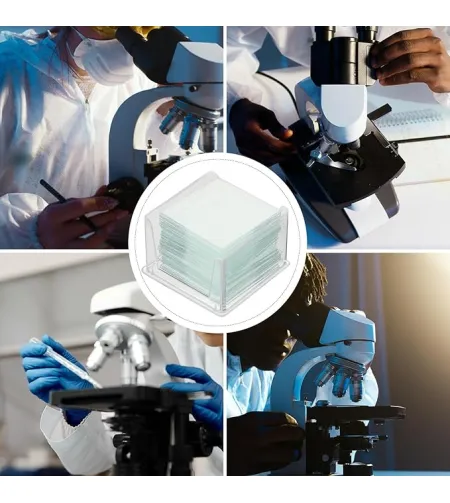 100 tk mikroskoopilisi katteslaide 20x20 mm