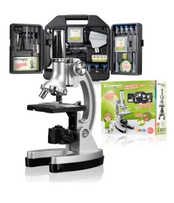 Microscope Bresser Junior Biotar 300x-1200x with experiment kit
